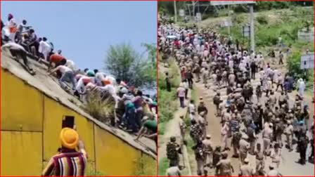 Kisan Union Protest in Kurukshetra