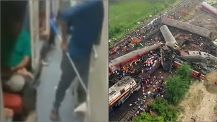 Video capturing moment of crash inside Odisha train surfaces