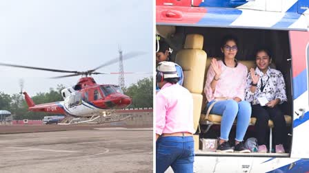 Helicopter ride for board toppers