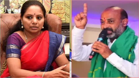 Bandi Sanjay and MLC Kavitha Tweet War