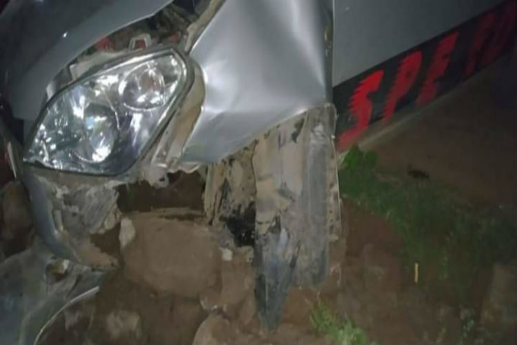 Series of accident causes one death in Shimogga