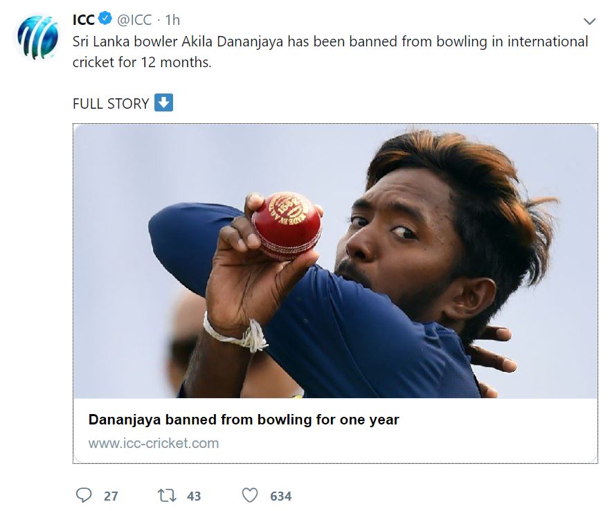 ICC, ICC tweet