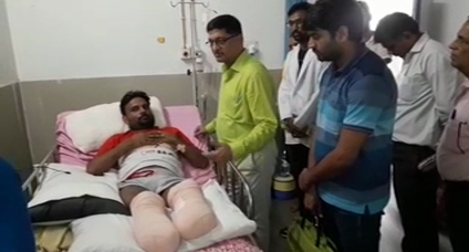 कोटा स्पेशल न्यूज, kota special news, कोटा खबर, युवक ने गवाया पैर, man lost his leg, kota news, young man thrown by robbers