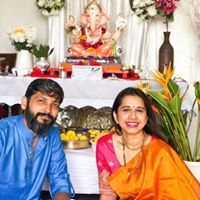 marathi celebraty couple marriage photo