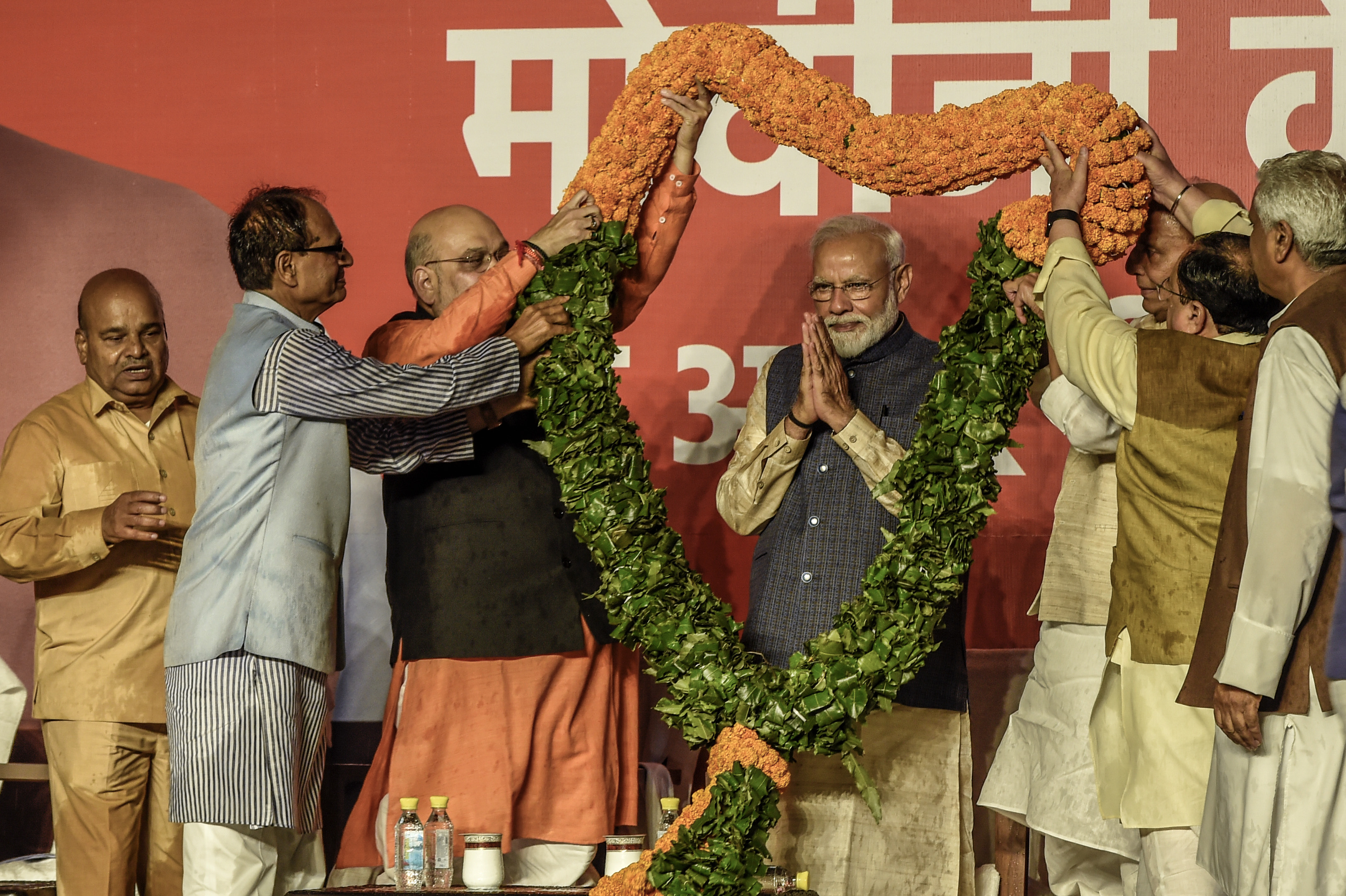 PM Narendra Modi after winning the general elections