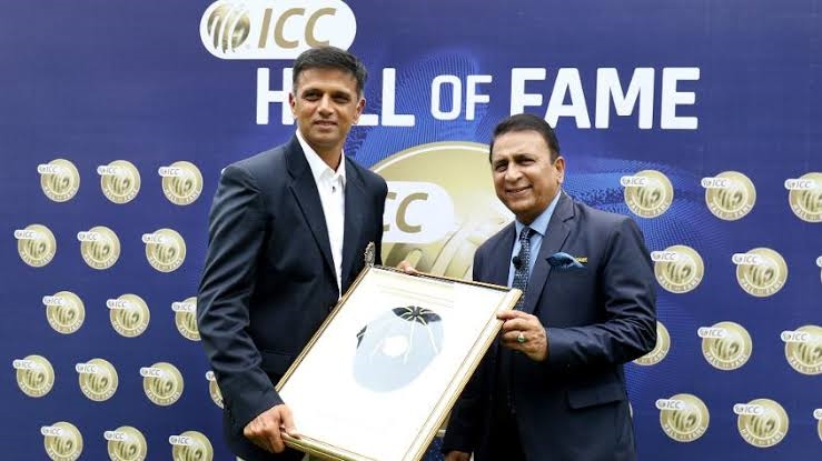 Rahul Dravid left-handed batsman in Hall of Fame