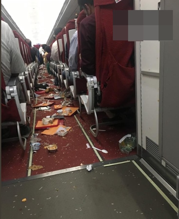 The aircraft suffered damages due to severe thunderstorm