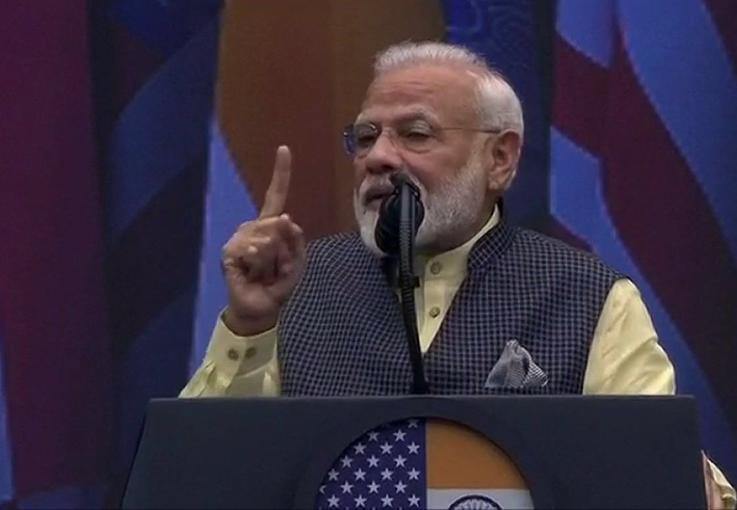 PM Modi takes stage again