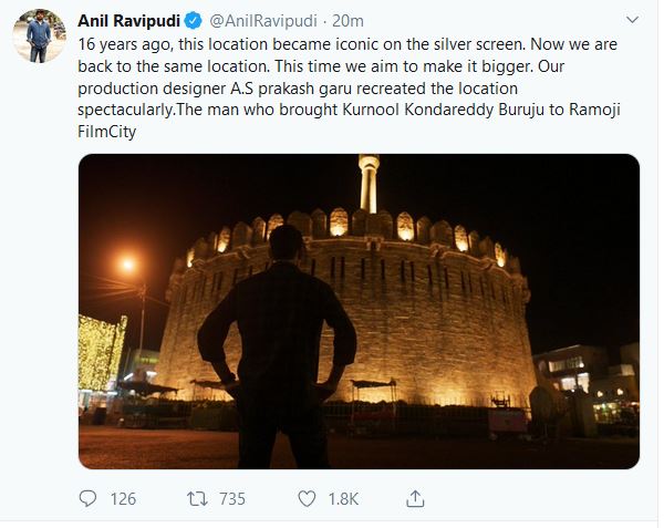 director anil ravipudi tweet