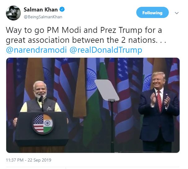 bollywood excited for howdy modi event