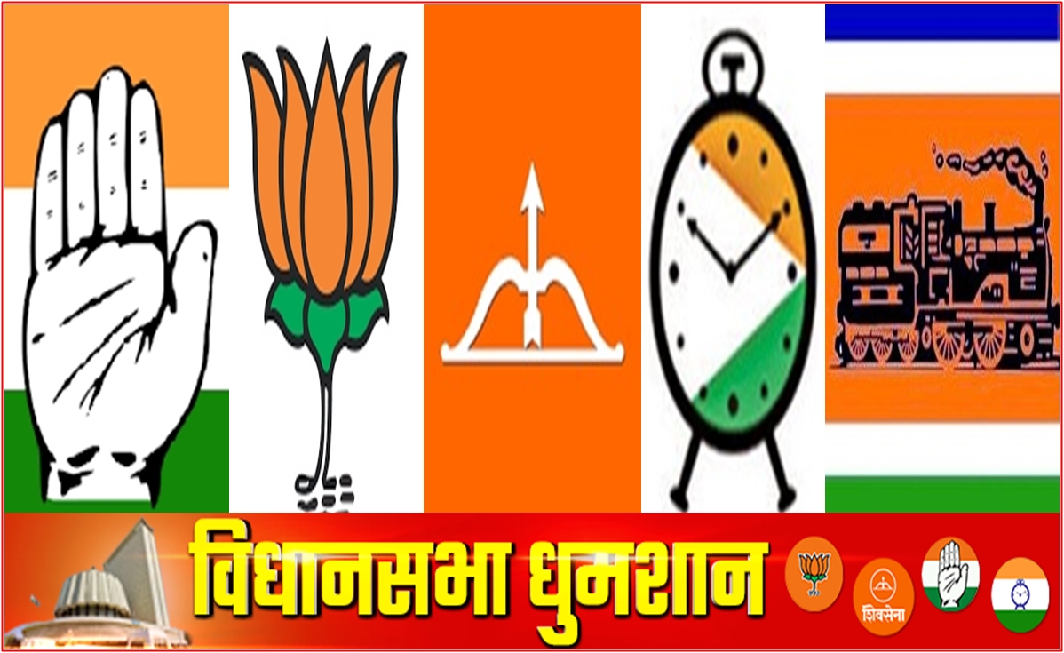 political parties and its election symbol maharashtra vidhan sabha election 2019