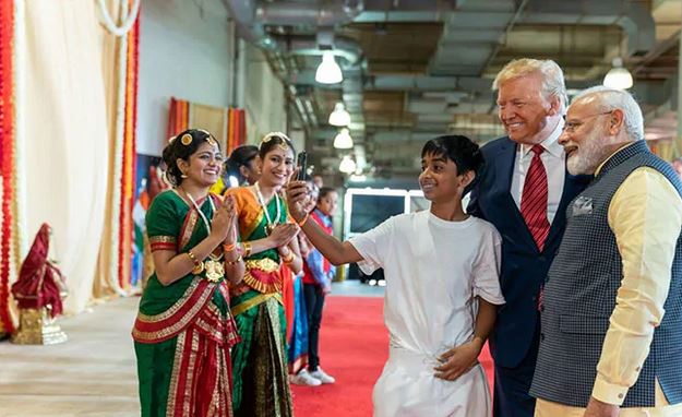 Boy Clicks Selfie With PM Modi, Trump