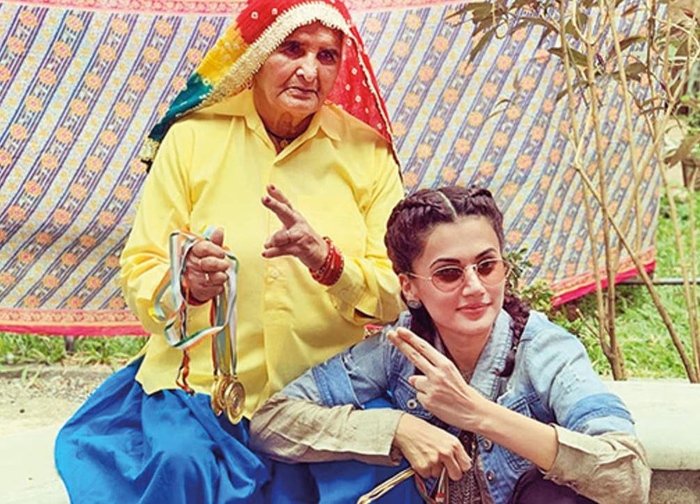 Tapsee with shooting dadi