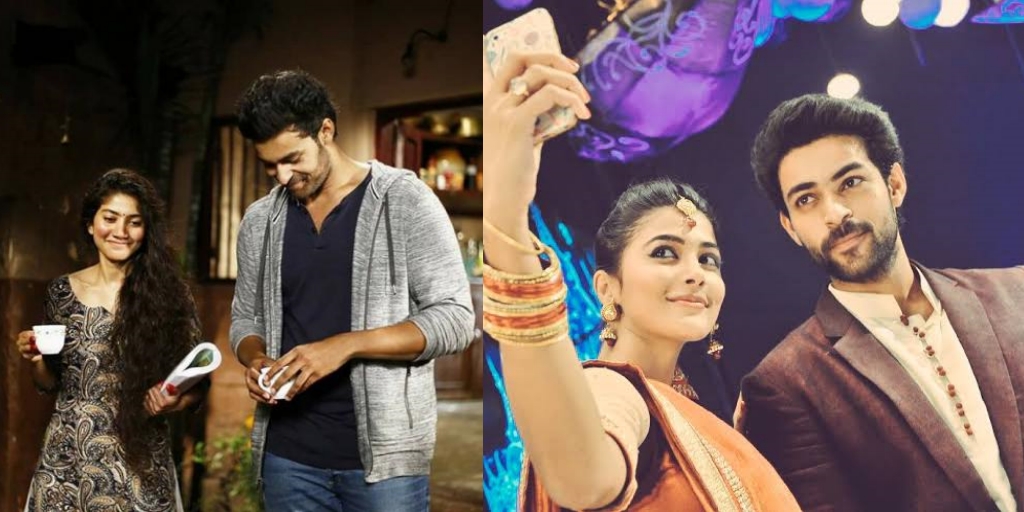 varun tej in  feet up with stars about sai pallavi and puja hegde