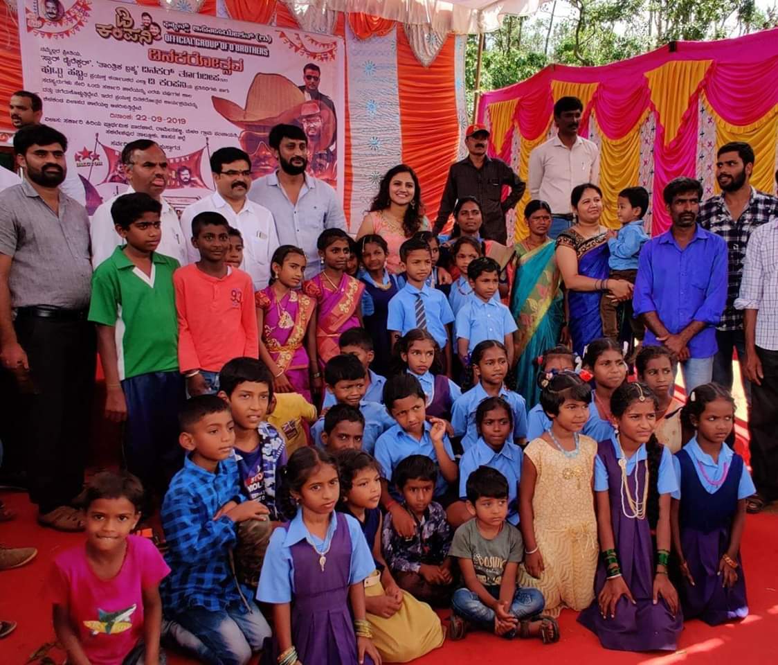 Darshan fan D company Adoption a school