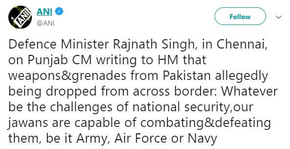 defense minister rajnath singh etv bharat