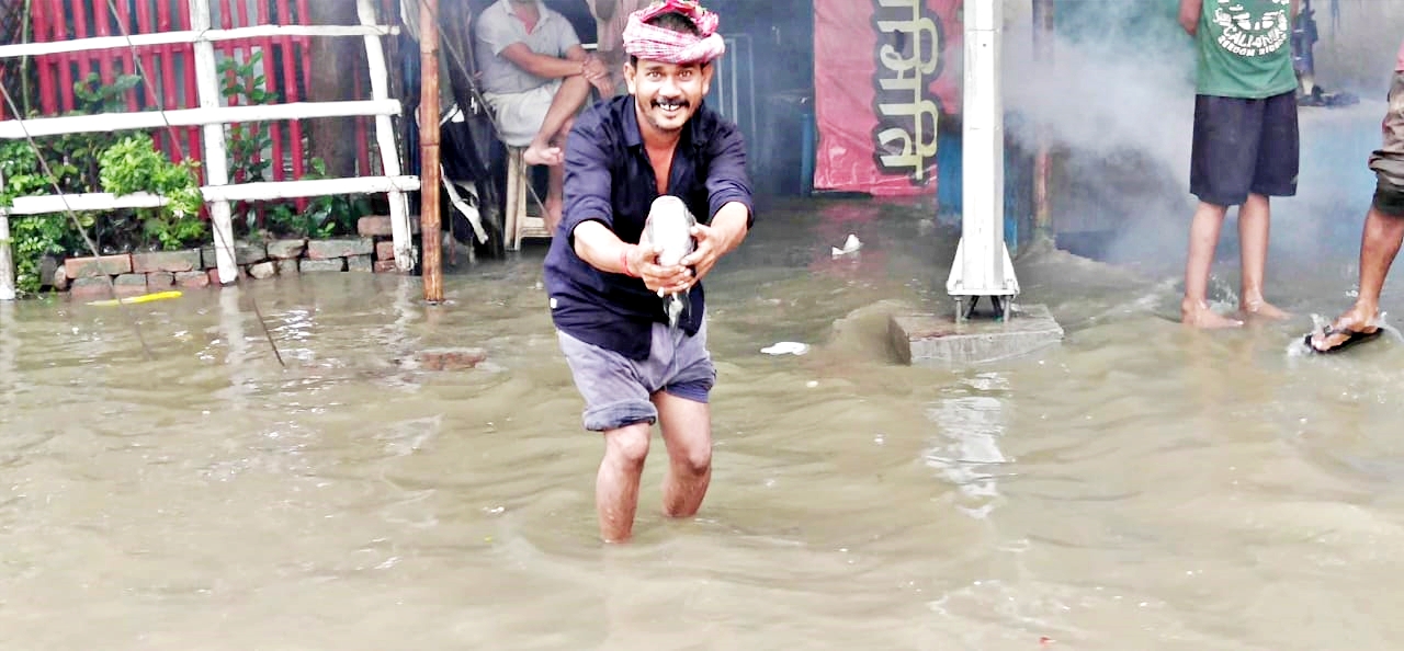 heavy rain causes waterlogging