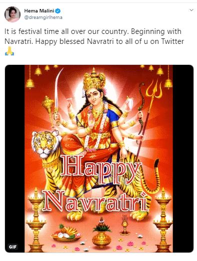 bollywood star celebrate navartri