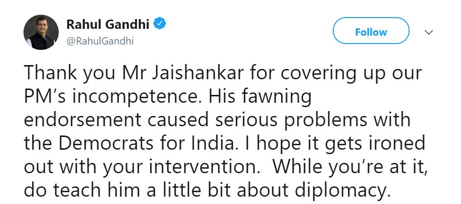 Rahul-tweet-on-jaishankar-remark-