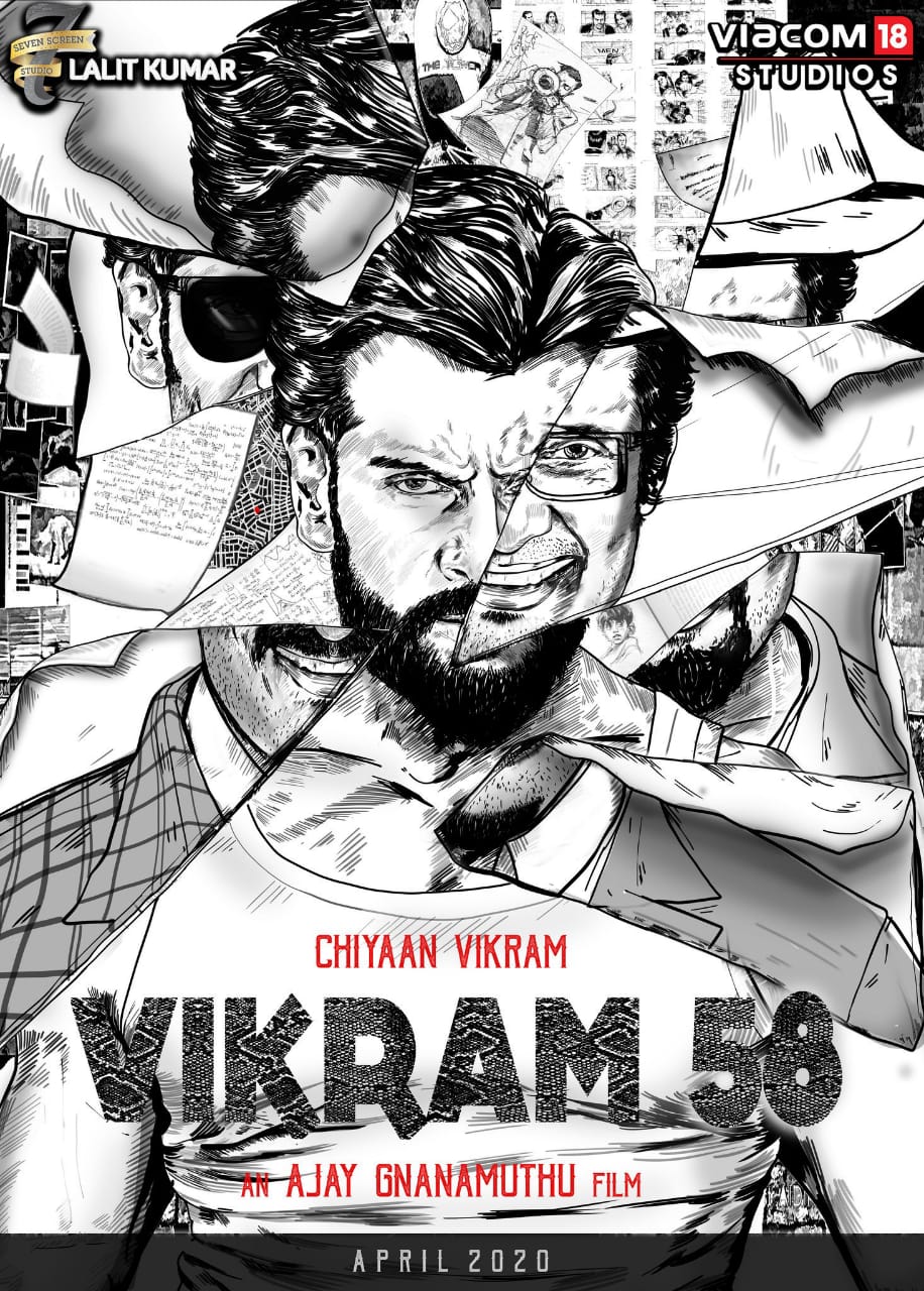 hero vikram new movie poster