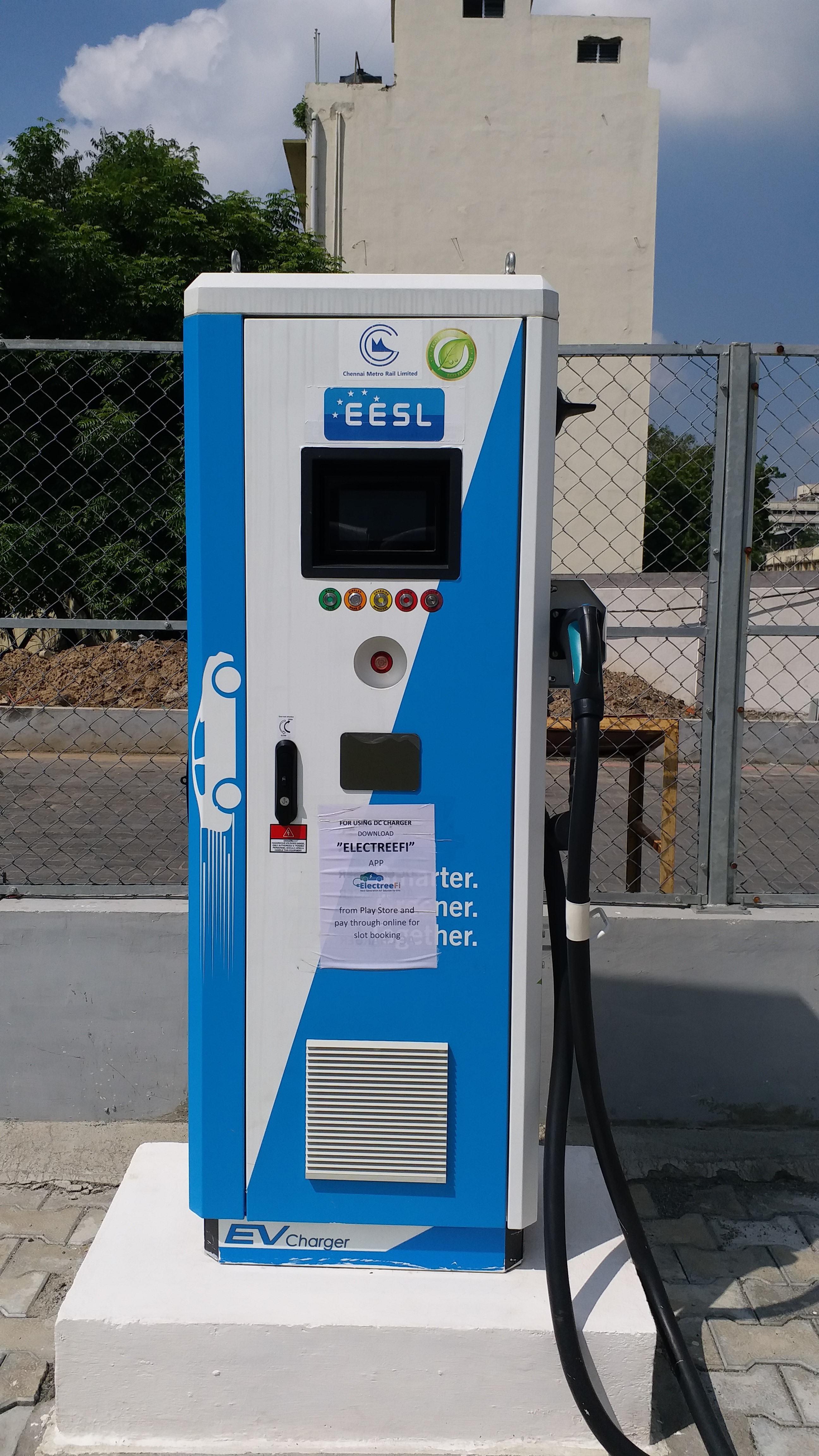 Electric vehicle charging point