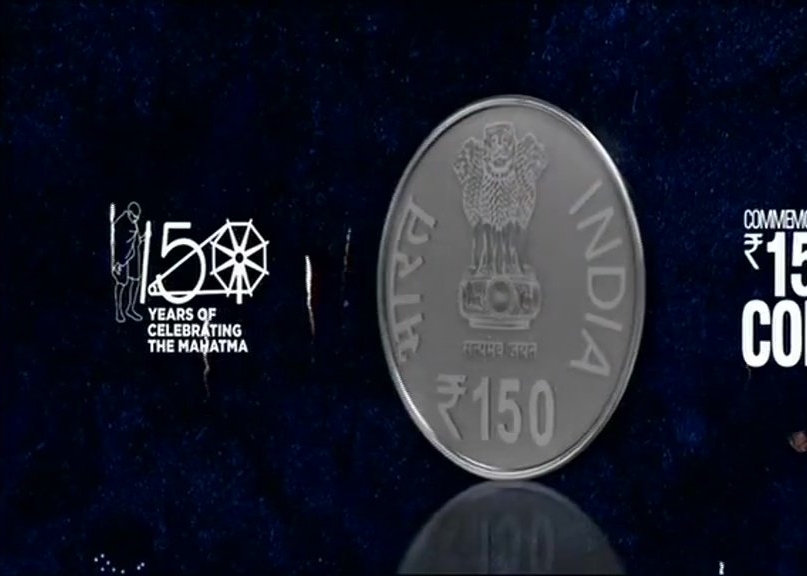 Narendra Modi releases commemorative Rs 150 coins