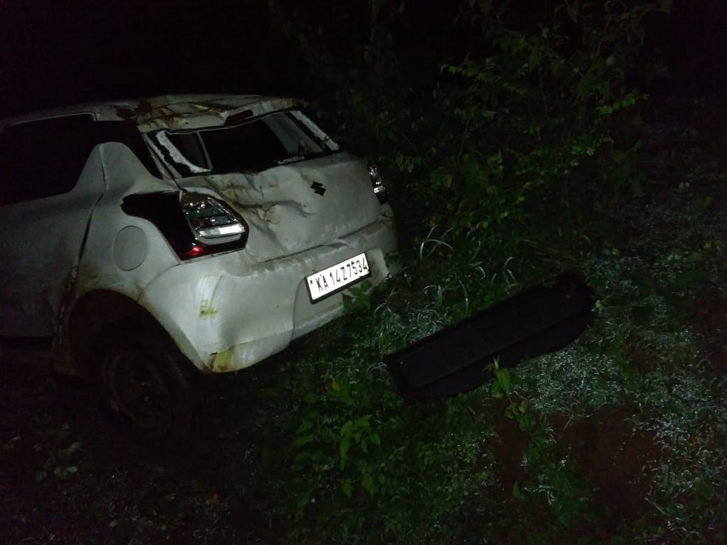 Car accident in Shimoga : One death