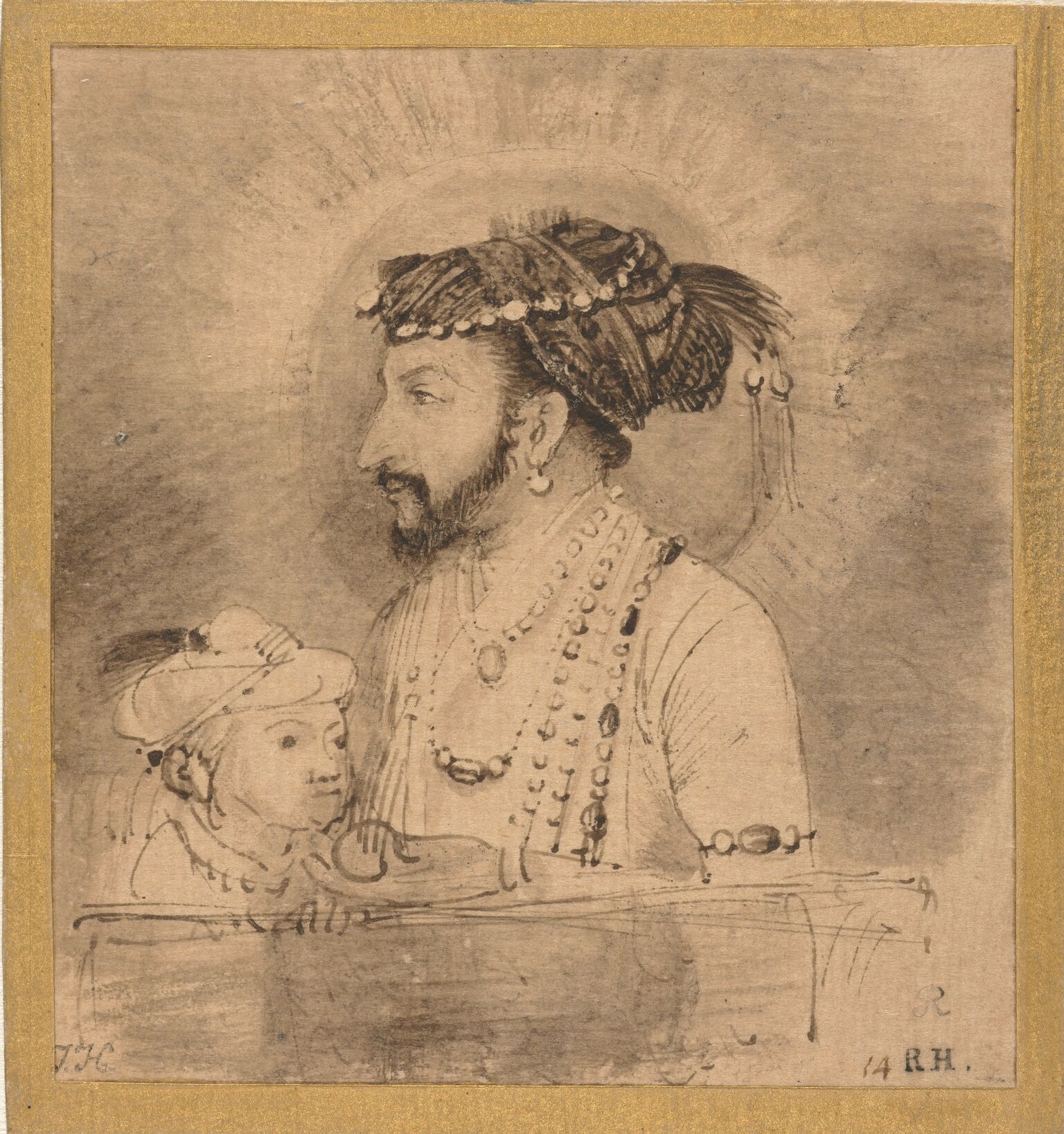 Shah Jahan and his Son. Drawings by Rembrandt and his School c. 1656 - 1658, Rijksmuseum Amsterdam 2017, online coll. cat.