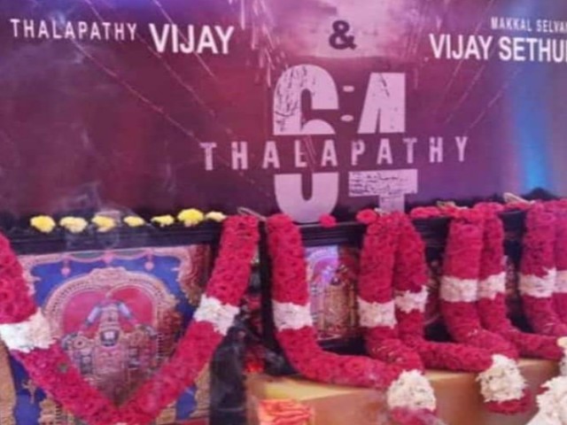 #Thalapathy64 begins with pooja today