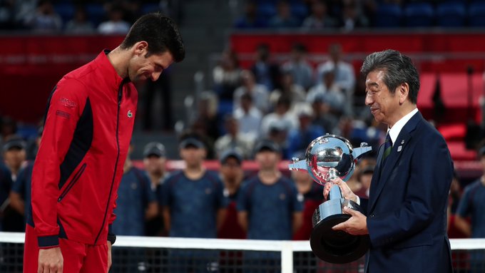 Novak Djokovic Japan Open title