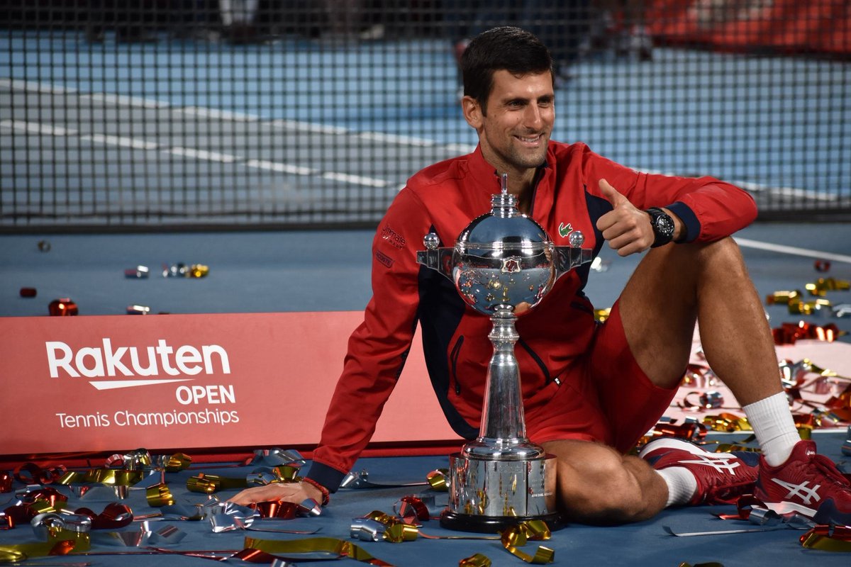 japan open 2019 : novak djokovic defeated john millman to win japan open 2019