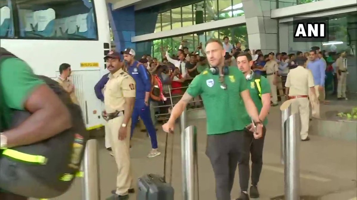 south africa tour of india 2019 : both team arrives in pune for second test