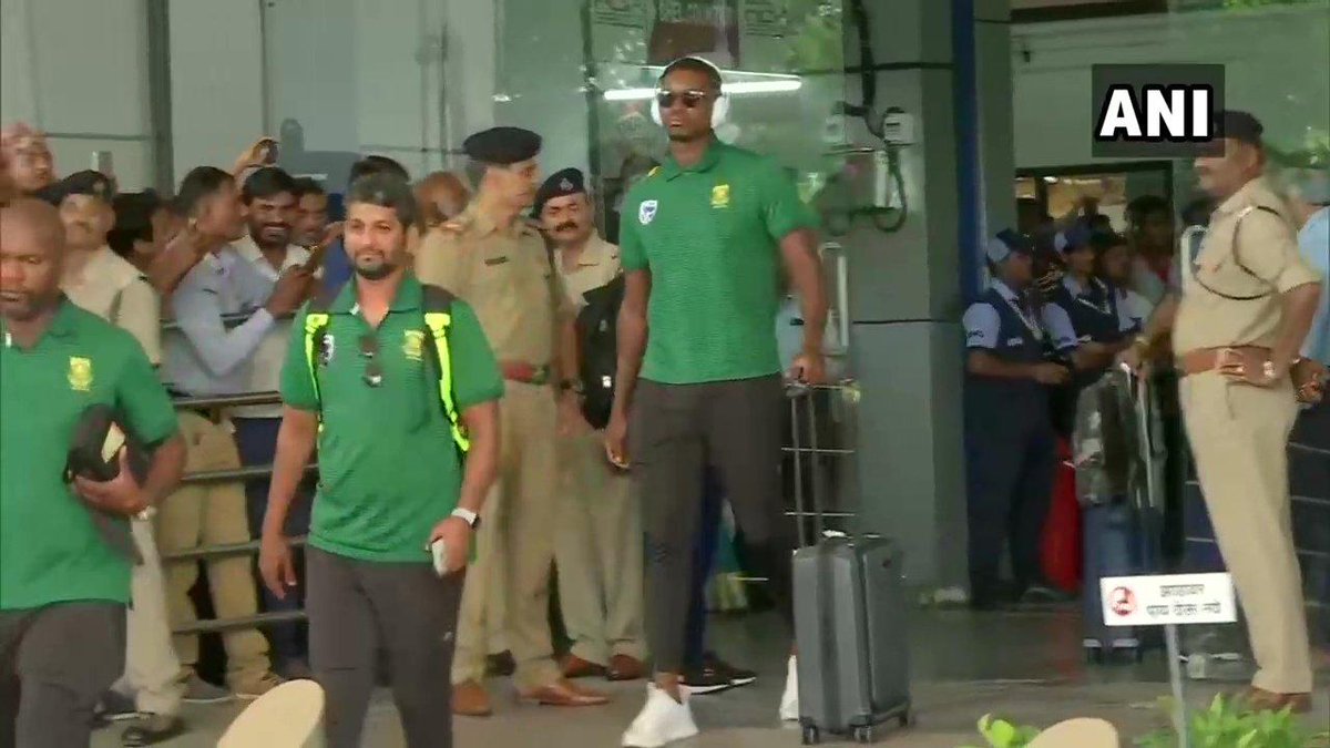 south africa tour of india 2019 : both team arrives in pune for second test