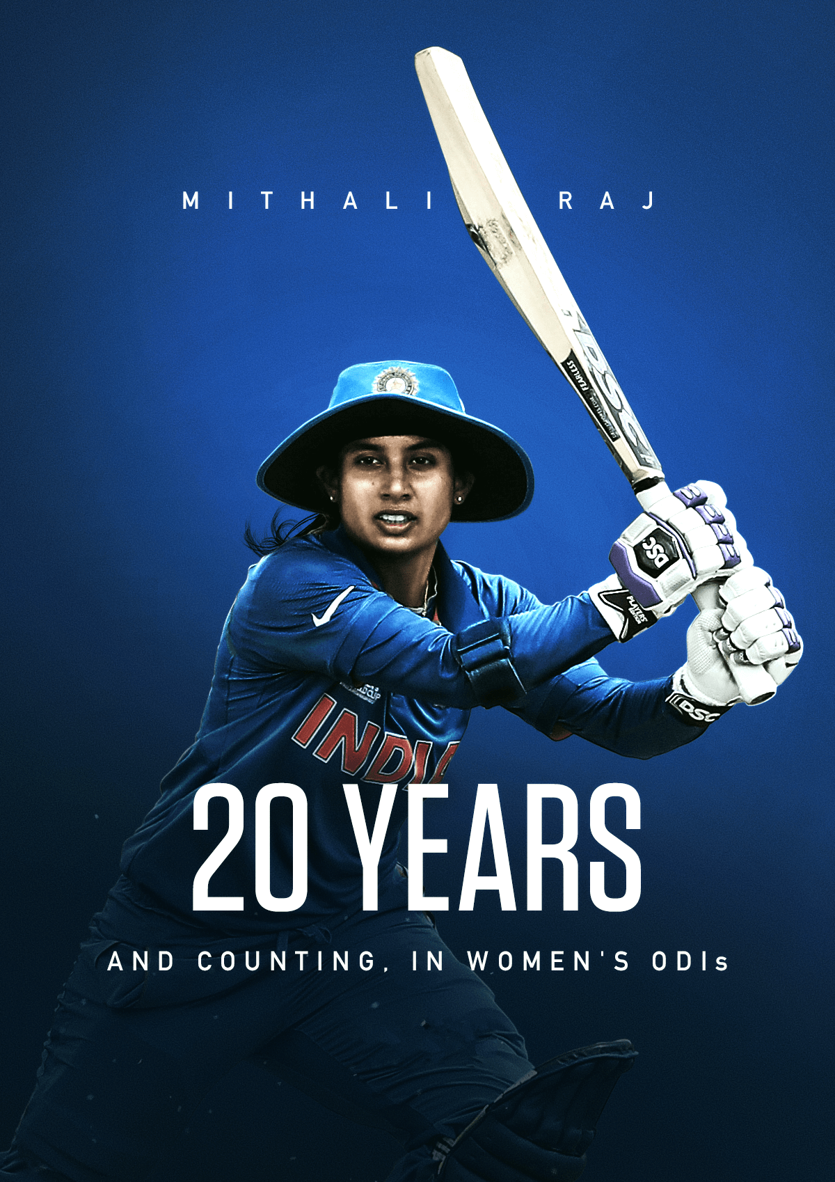 mithali raj first woman to play ODI cricket for over 20 years