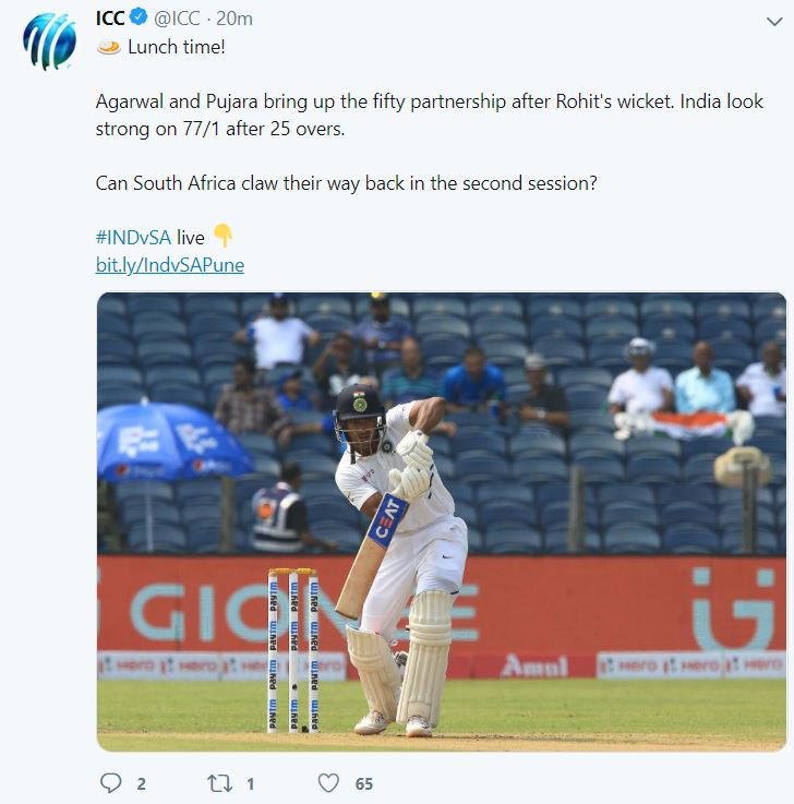 ICC tweet