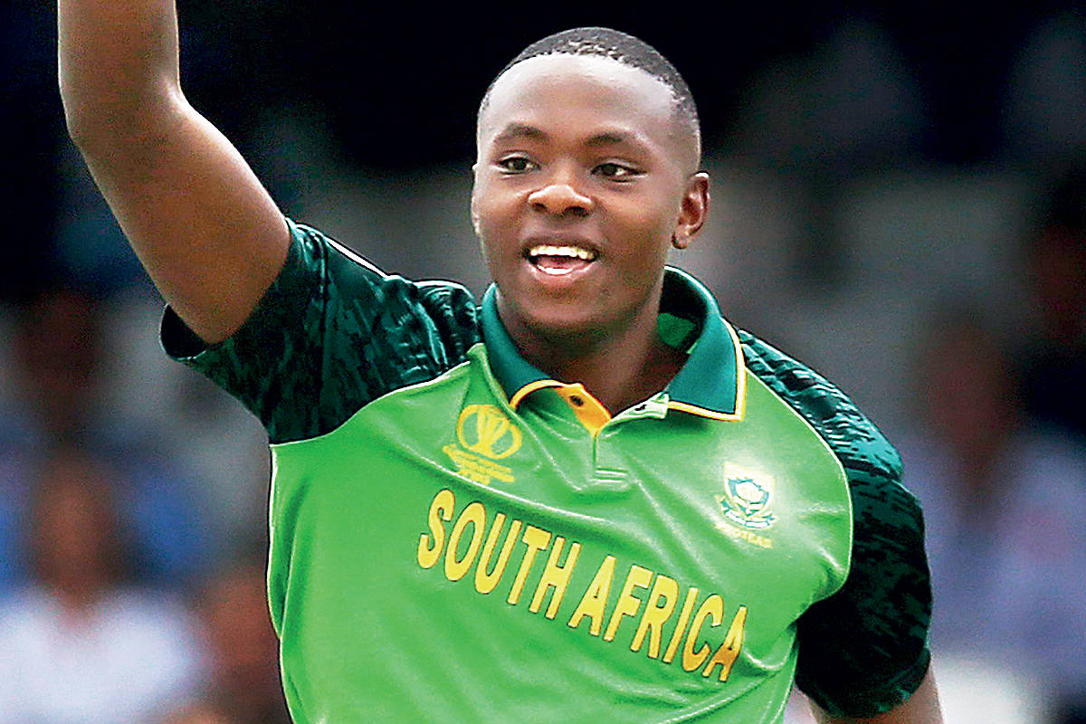 IND VS SA 2019 : kagiso rabada out rohit sharma in international cricket 8th times equal to record of tim southee and trent boult