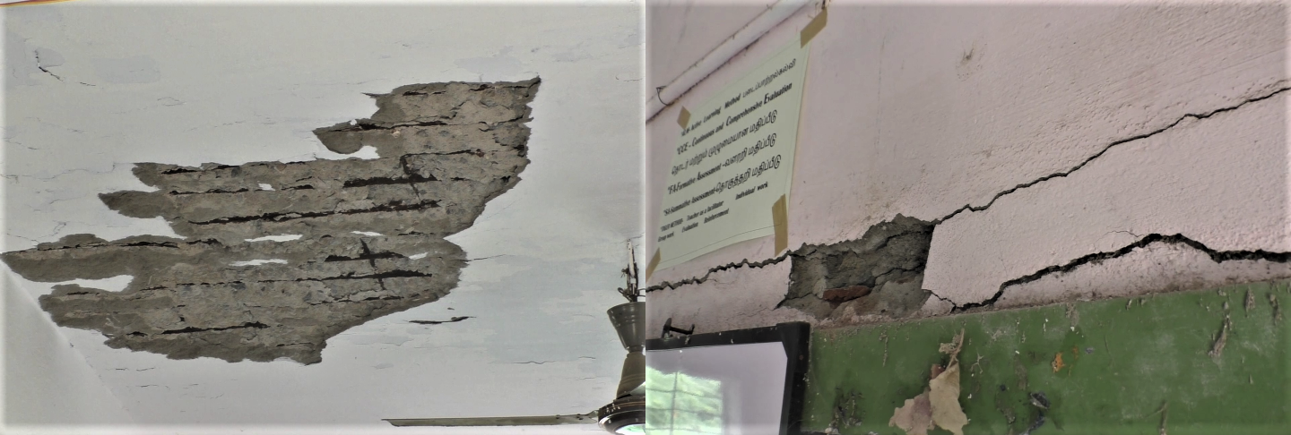 Government School Damage In Erode