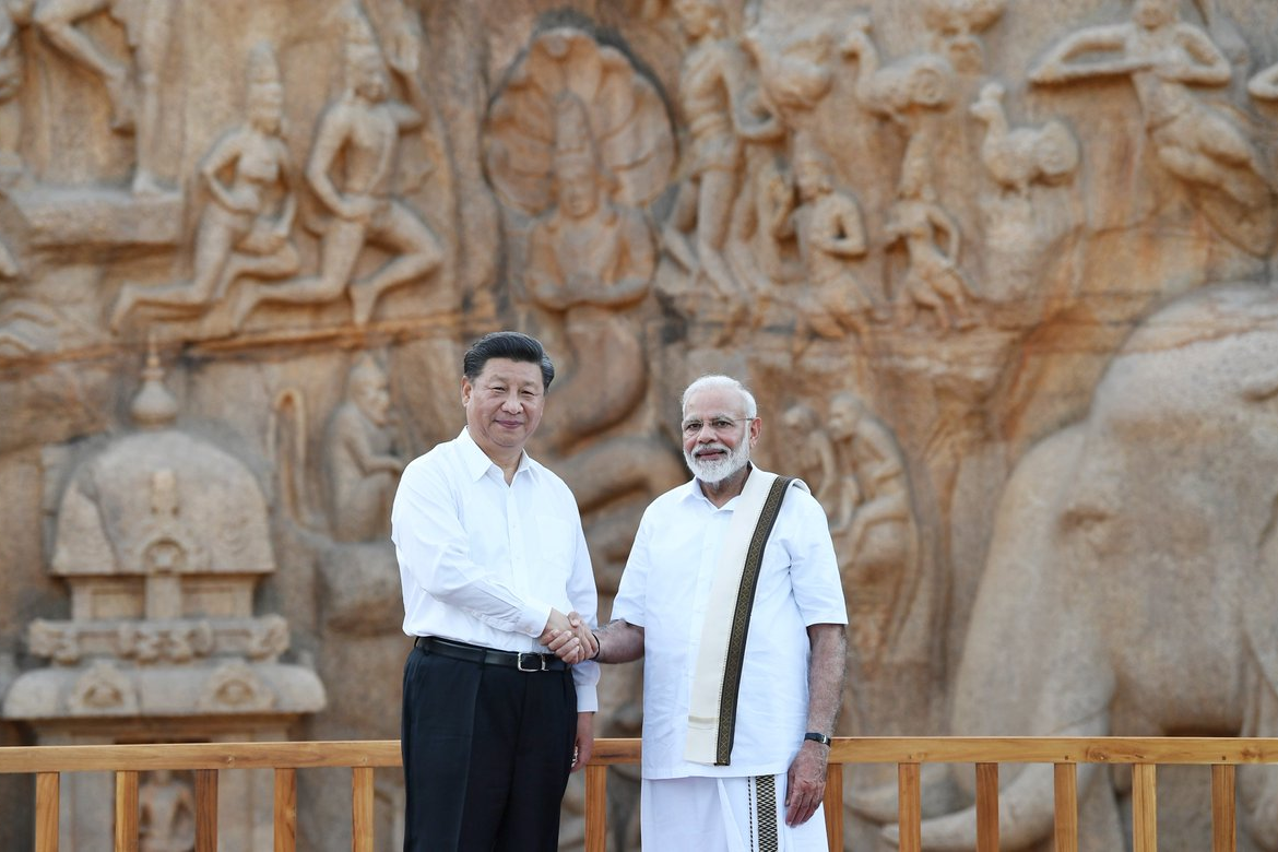 Veshti-dressed Modi meets Xi in Mamallapuram, reflects positive atmospherics