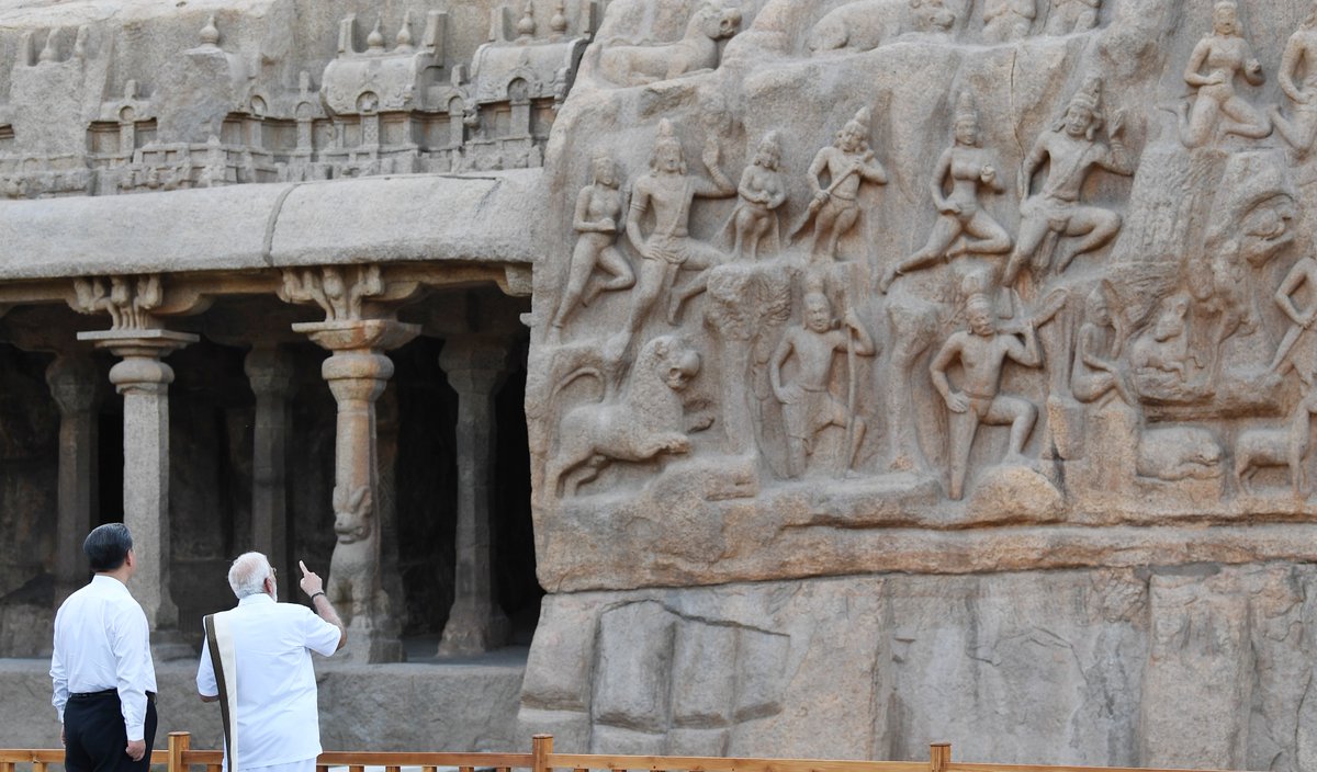 Prime Minister Narendra Modi & Chinese President Xi Jinping tour in Mahabalipuram