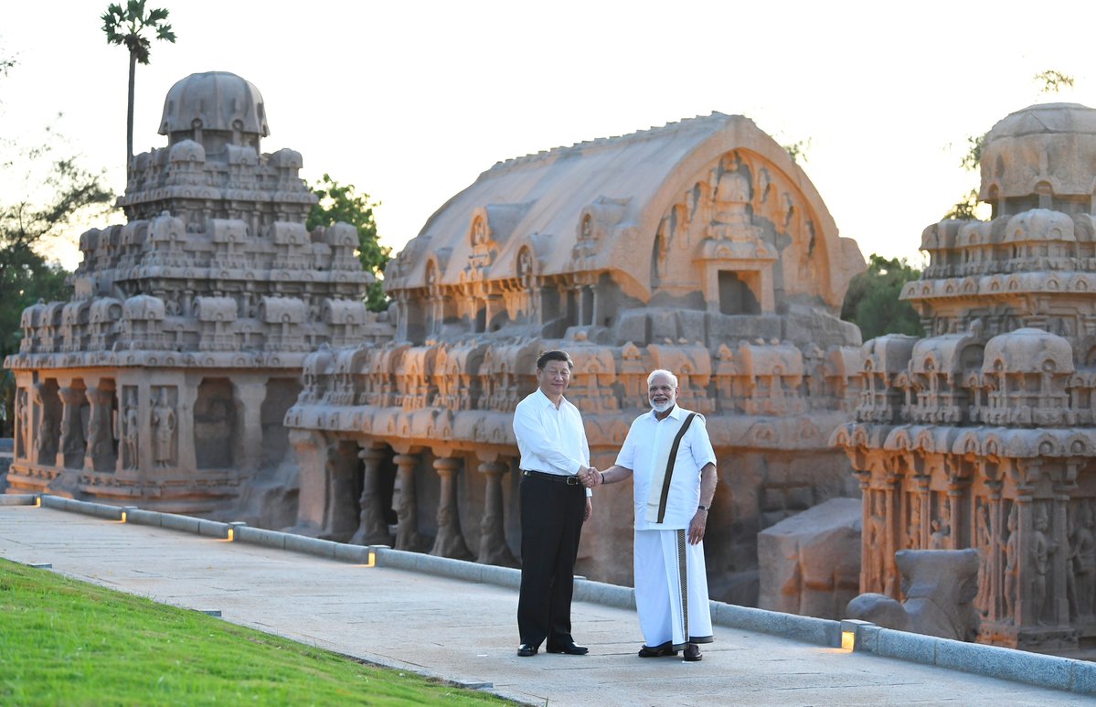 Prime Minister Narendra Modi & Chinese President Xi Jinping tour in Mahabalipuram