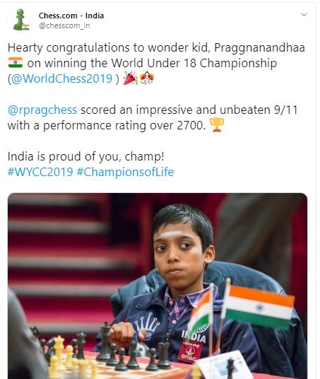 chess.com-India tweets