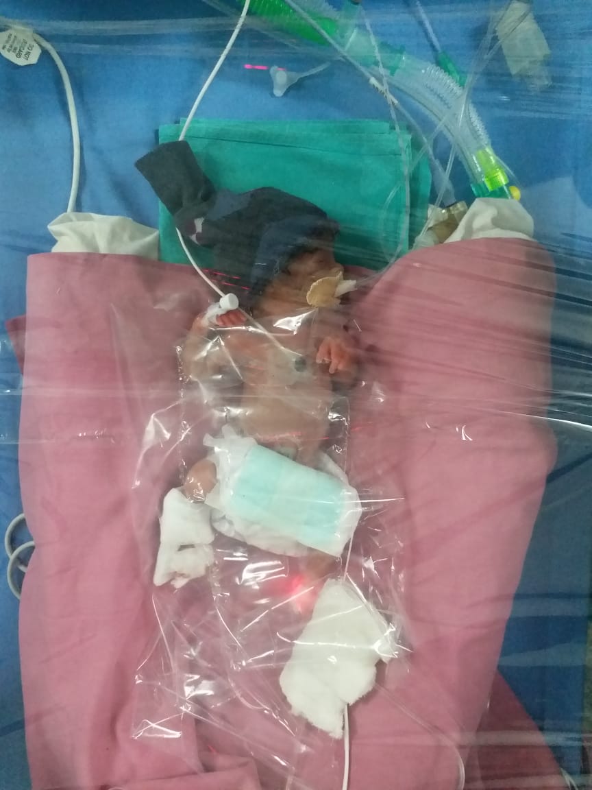 75 year old women gave birth a baby girl