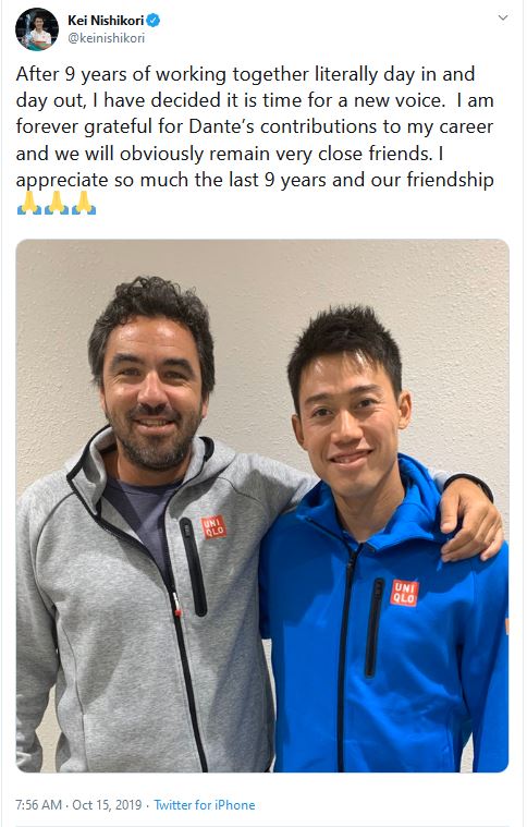 Dante Bottini, Kei Nishikori