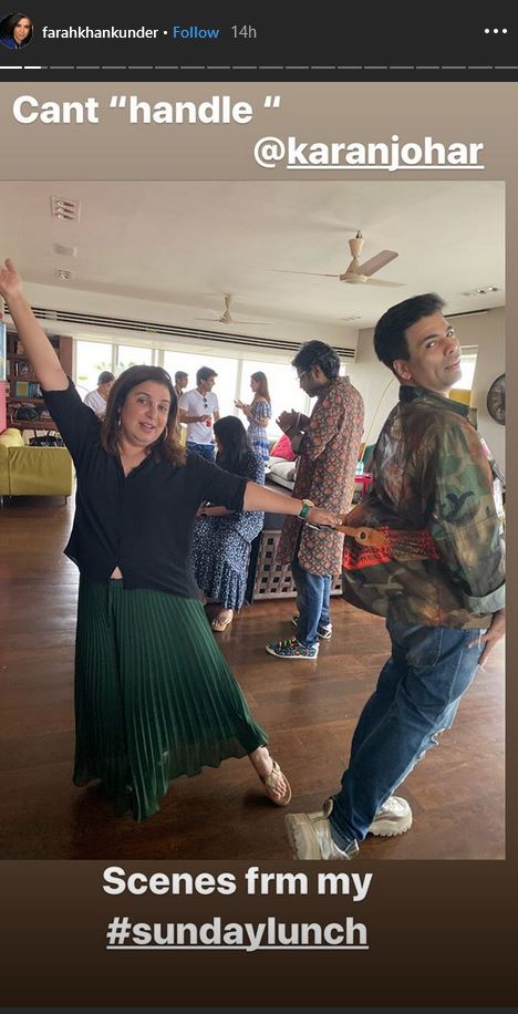 farah khan hosted lunch party, farah khan, farah khan hosted lunch for bollywood celebs, karan johar, hrithik roshan, pooja hegde, sajid khan, preity zinta, malaika arora, sonali bendre