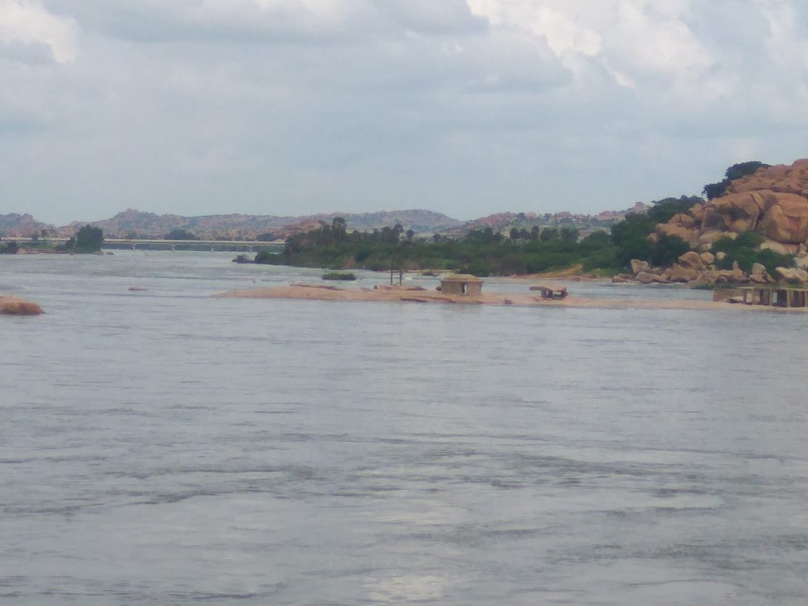 Drowned sri krishna devarayana grave in gangavathi