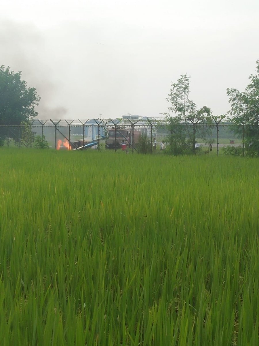 Aircraft crashed in Amethi, pilots ejected successfully