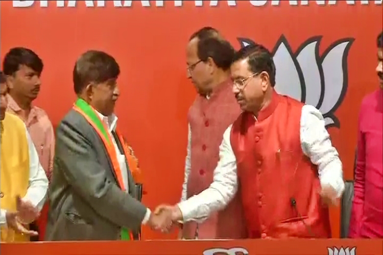 KC Ramamurthy joined BJP