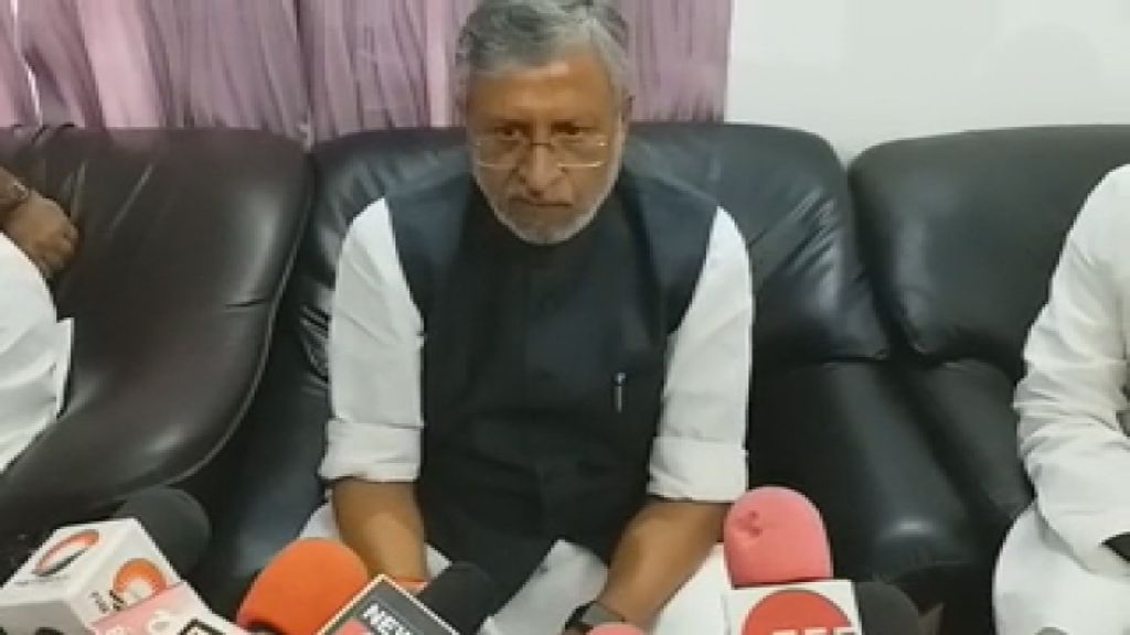 Sushil Modi appeared in Bhabua court