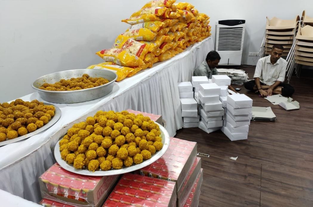 Ladoos ready at BJP state office