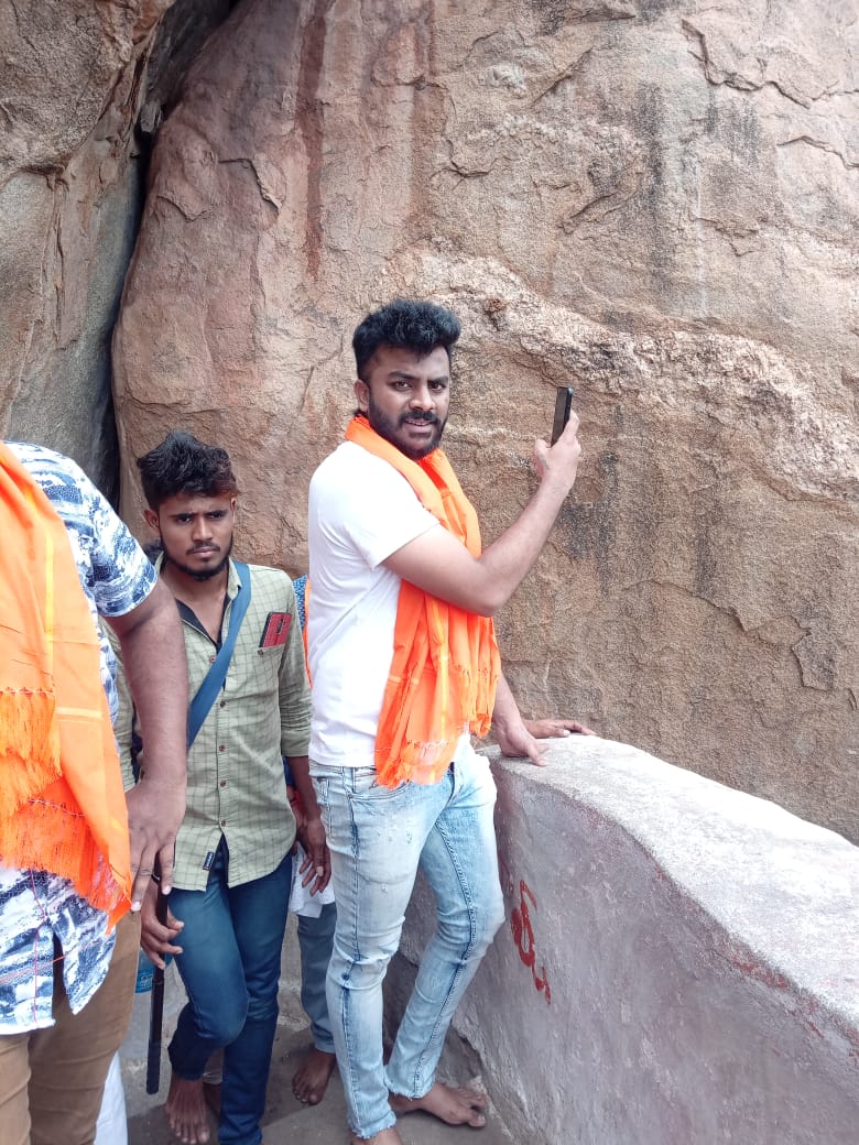 chandan shetty visit to anjanadri hill